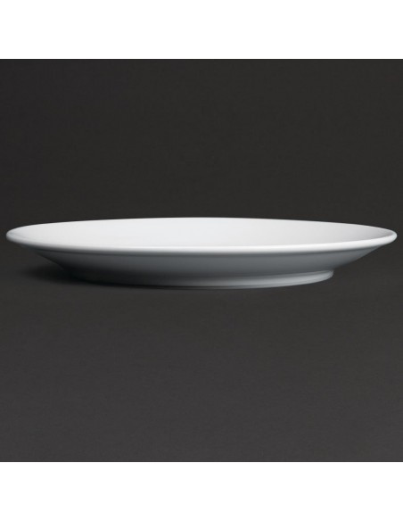 Royal Porcelain Classic White Narrow Rim Plates 260mm