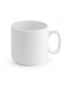 Royal Porcelain Classic White China Mugs 330ml 2