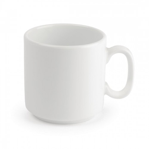 Royal Porcelain Classic White China Mugs 330ml
