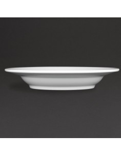Royal Porcelain Classic White Soup Plates 235mm 2
