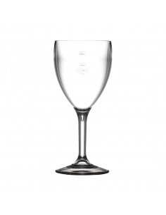 Polycarbonate Wine Glasses 310ml CE Marked at 175ml and 250ml