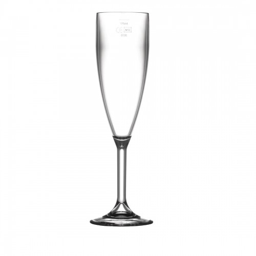Polycarbonate Champagne Flutes 200ml CE Marked at 175ml