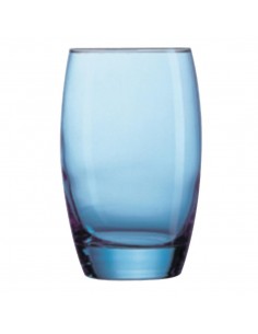 Arcoroc Salto Ice Blue Hi Balls Glasses 350ml