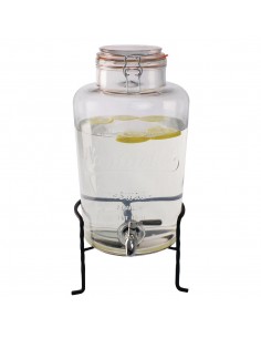 Olympia Nantucket Style Drink Dispenser with Wire Stand 2