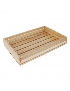 Olympia Low Sided Wooden Crate