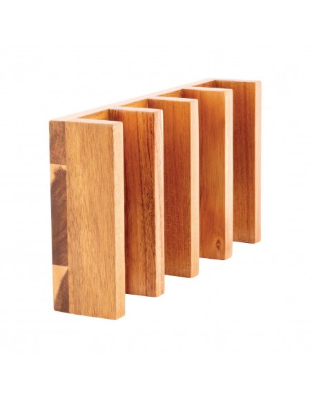 Olympia acacia wood Taco Stand