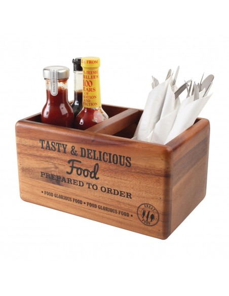 T&G Food Glorious Food Table Tidy with Chalkboard