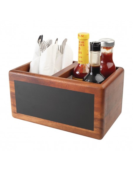 T&G Food Glorious Food Table Tidy with Chalkboard