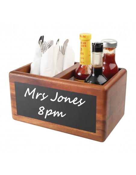 T&G Food Glorious Food Table Tidy with Chalkboard