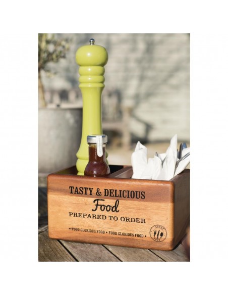 T&G Food Glorious Food Table Tidy with Chalkboard