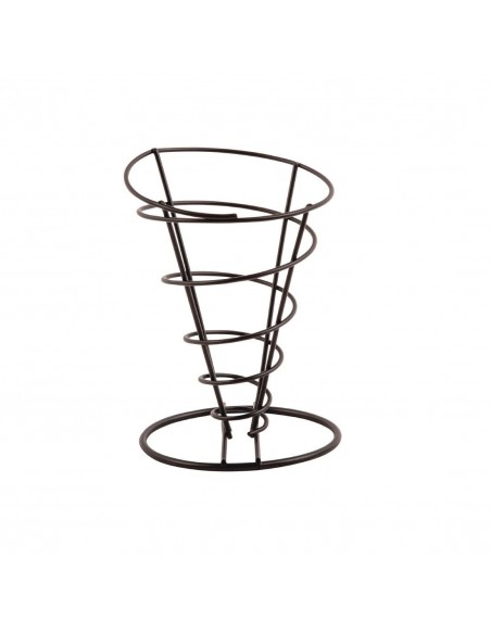 Olympia Wire Chip Cone Black