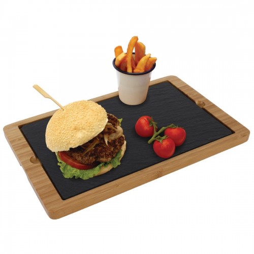 Olympia Wooden Base for Slate Platter 330 x 210mm