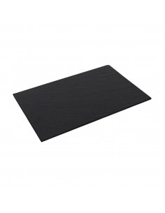 Olympia Smooth Edged Slate Platter 280x180mm