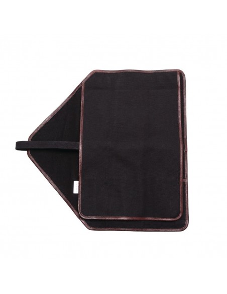 Boldric Canvas Knife Bag Black 6 Slots