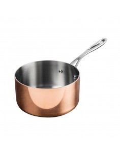 Vogue Tri Wall Copper Saucepan 180mm