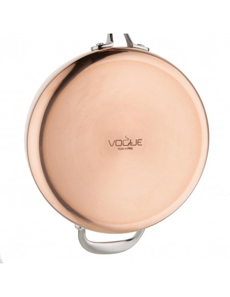 Vogue Tri Wall Copper Saute Pan 240mm