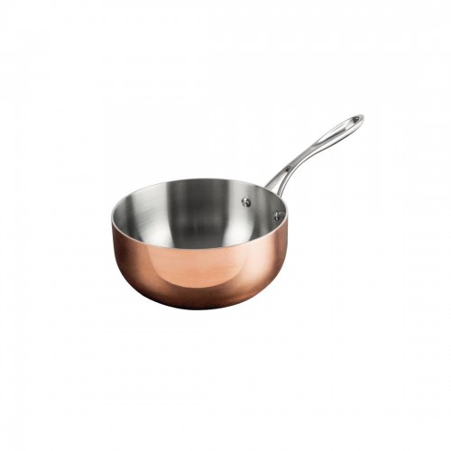 Vogue Tri Wall Copper Flared Saute Pan 200mm