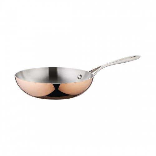 Vogue Tri Wall Copper Frying Pan 200mm
