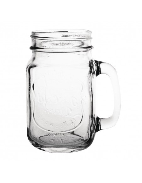 Olympia Handled Mason Jar 450ml
