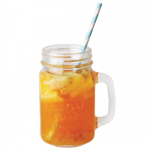 Olympia Handled Mason Jar 450ml