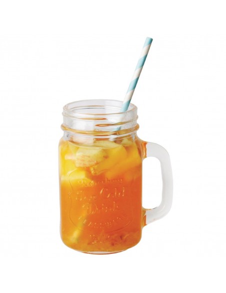 Olympia Handled Mason Jar 450ml