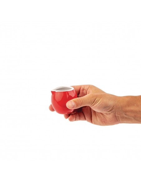 Olympia Cafe Milk Jug Red 70ml