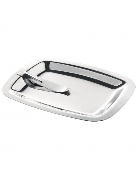 Olympia Square Stainless Steel Tip Tray With Bill Clip