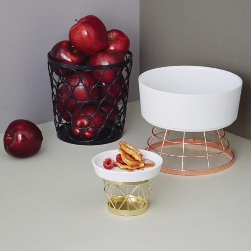 APS Plus Metal Basket Black 210 x 210mm