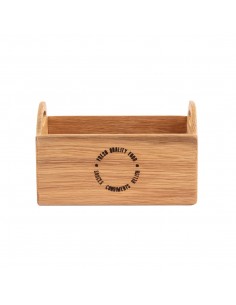 Olympia Oak Printed Table Caddy 230mm