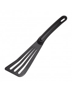 Mercer Culinary Hells Tools Slotted Spatula Black 12in