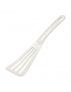 Mercer Culinary Hells Tools Slotted Spatula White 12in
