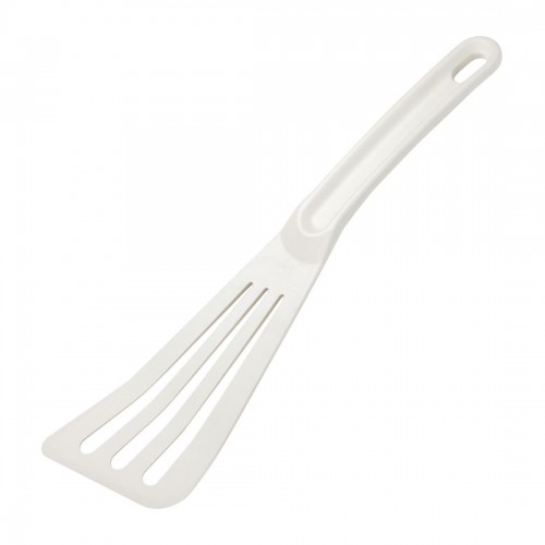 Mercer Culinary Hells Tools Slotted Spatula White 12in