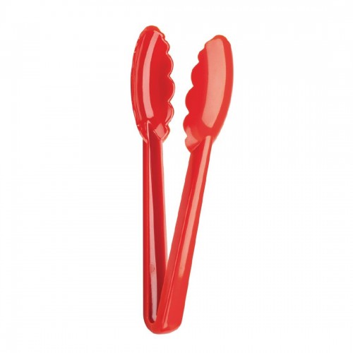 Mercer Culinary Hells Tools Tongs Red 9.5in