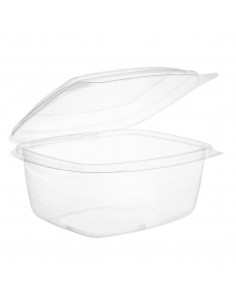 Vegware Compostable PLA Hinged-Lid Deli Containers 473ml  16oz