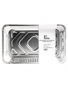 Fiesta Rectangular Foil Containers 1/1 GN 2