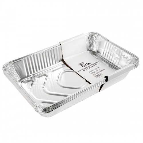 Fiesta Rectangular Foil Containers 1/1 GN