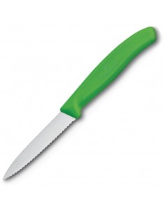 Victorinox Serrated Paring Knife Green 8cm