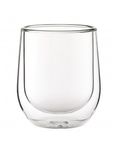 Double walled Latte Glass 270ml