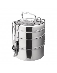 Utopia 3 Tier Tiffin Tin 115mm