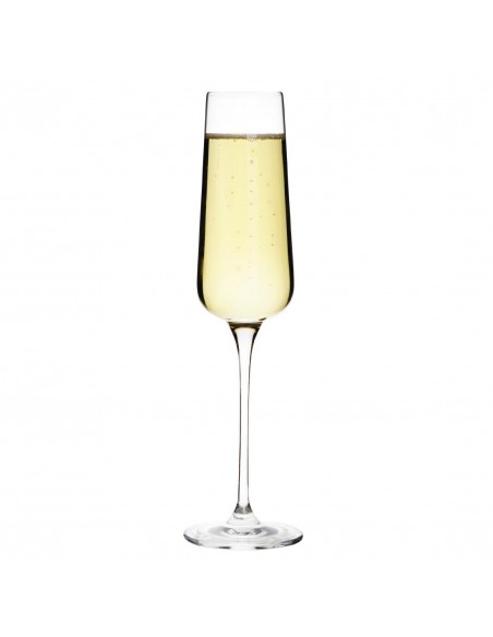 Olympia Claro One Piece Angular Champagne Flute 260ml
