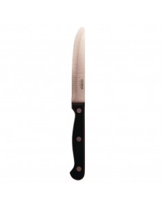 Olympia Rounded Steak Knives Black 2