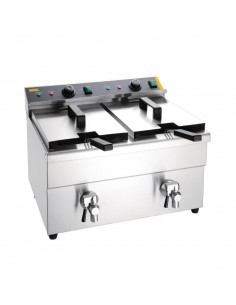Buffalo Twin Tank Induction Fryer 2x3kW