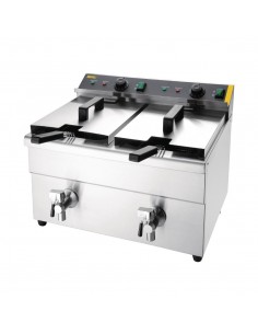Buffalo Twin Tank Induction Fryer 2x3kW 2