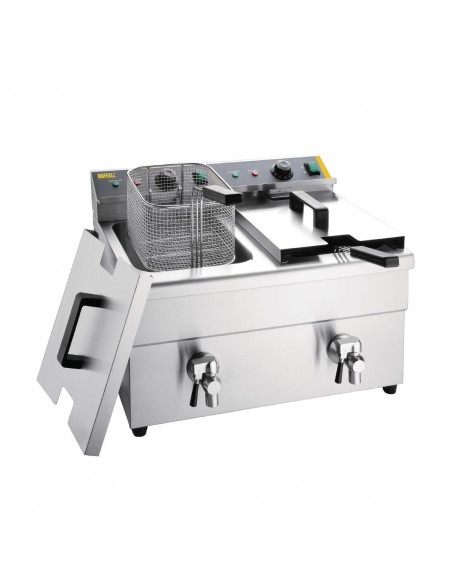 Buffalo Twin Tank Induction Fryer 2x3kW