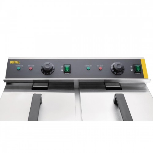 Buffalo Twin Tank Induction Fryer 2x3kW