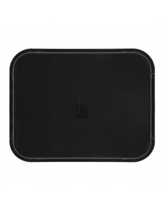 Cambro Camtread Fibreglass Rectangular Non-Slip Tray Black 457mm 2