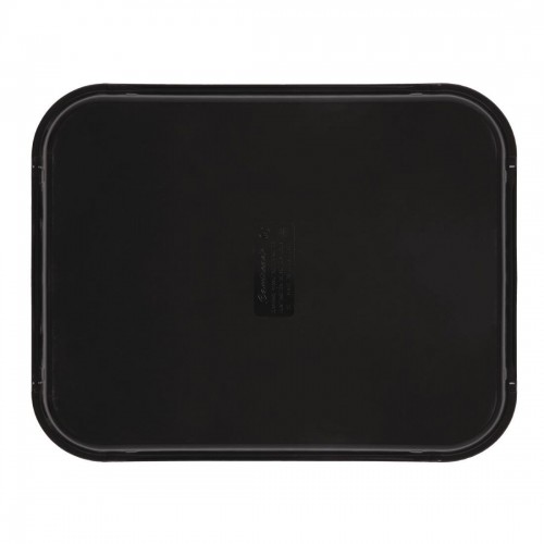 Cambro Camtread Fibreglass Rectangular Non-Slip Tray Black 457mm