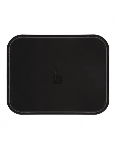 Cambro Camtread Fibreglass Rectangular Non-Slip Tray Black 457mm