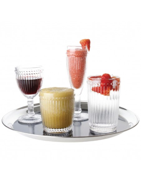 Olympia Baroque Glass Tumbler 395ml