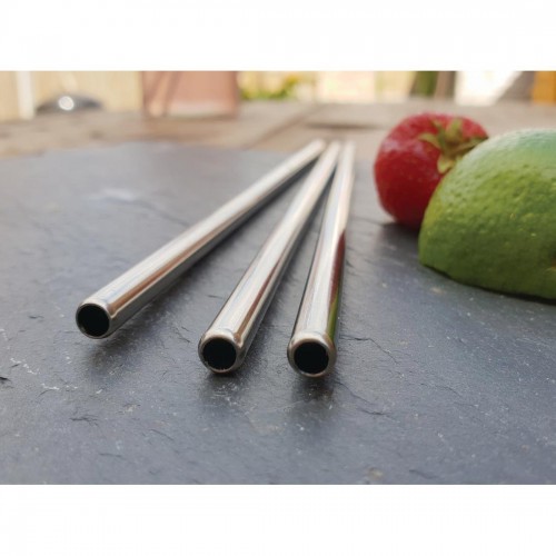 Stainless Steel Metal Straws 85" (Box 25)